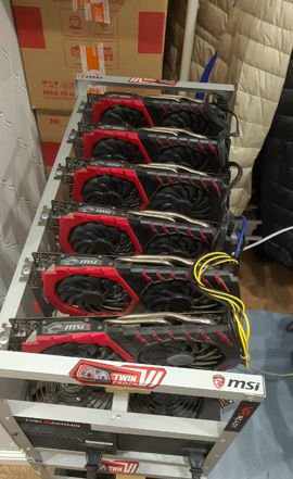 Майнинг ферма RX 570 4 Gb