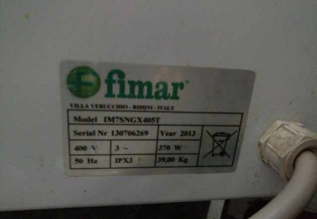 Тестомес Fimar IM7NGX405T