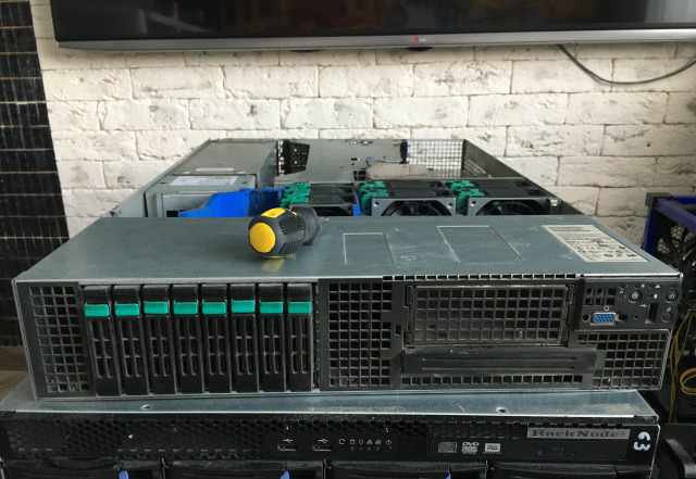 Сервер Intel Xeon E5630 24gb raid 8 sas 150Gb