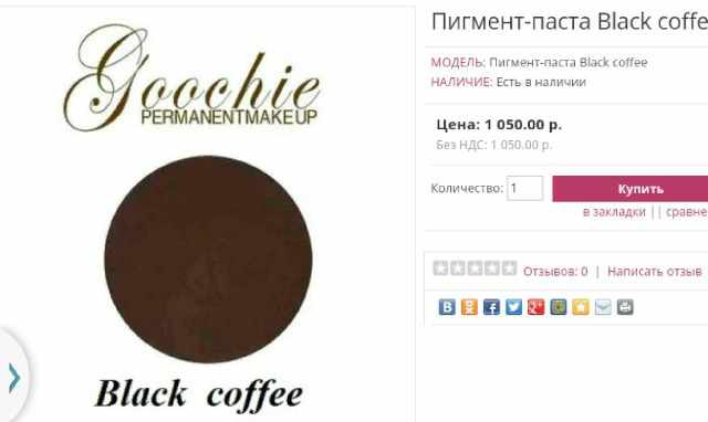 Пигменты Gouchie