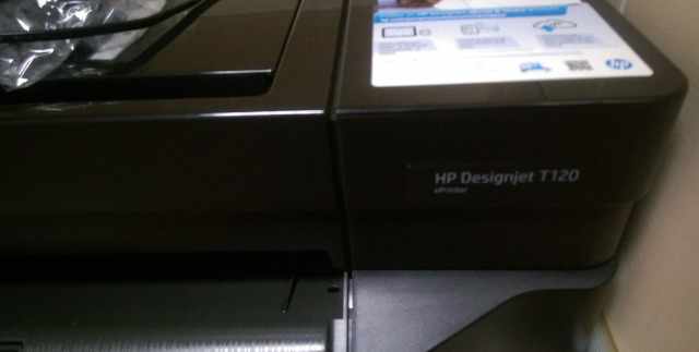  плоттер HP designjet T120 и копир DP420