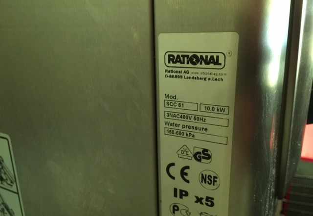 Пароконвектомат rational SCC61