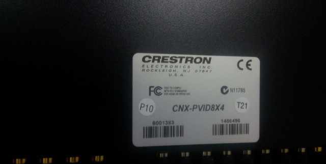 Видео распределитель Crestron CNX-pvid8x4