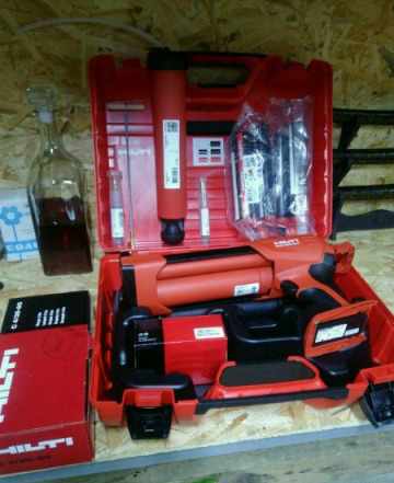 Дозатор электрический химического анкера hilti HDE