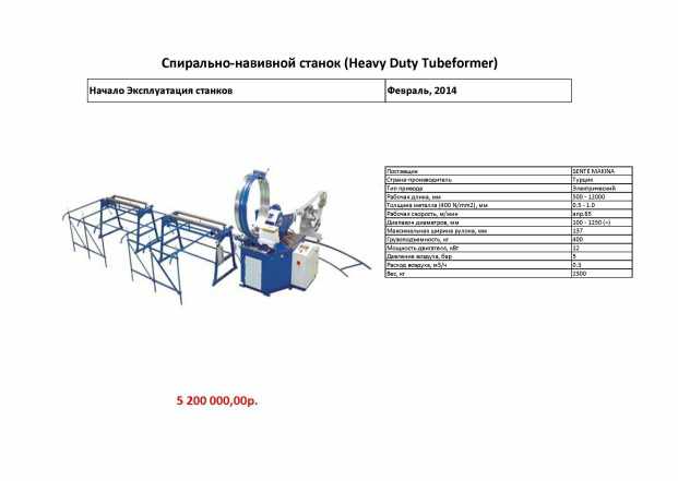 Станки для изготовления воздуховодов-5