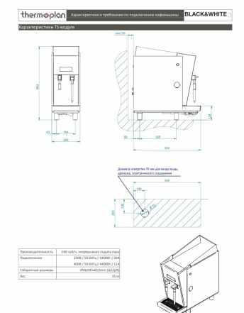 Thermoplan BlackWhite 3 CTM CTM RF + TS