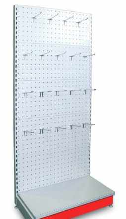 Стеллажи торговые металлические полки