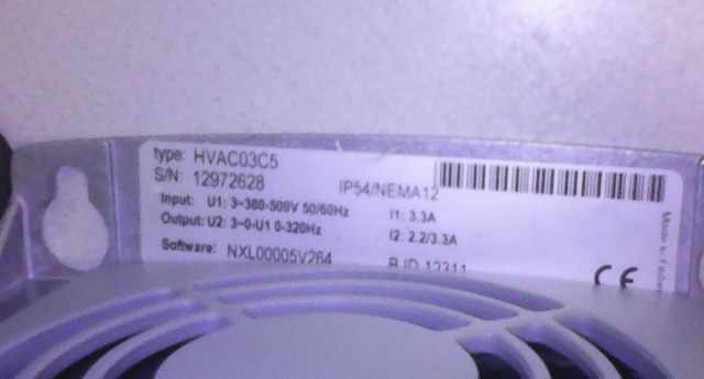 Частотный преобразователь Honeywell hvac03C5