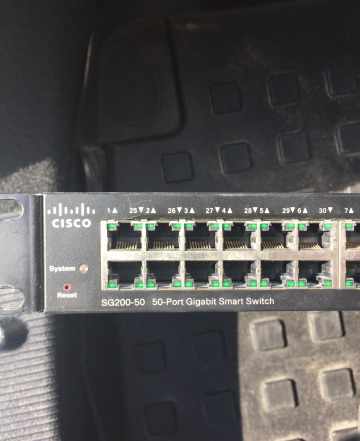 Коммутатор Cisco SB SG 200-50P 50-port Gigabit PoE