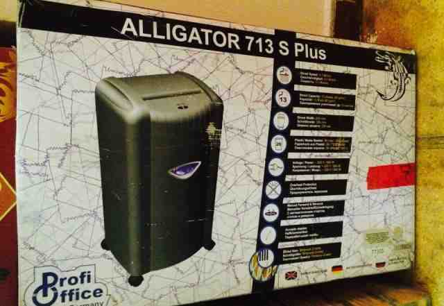 Новый уничтожитель бумаг Alligator 713 S Plus