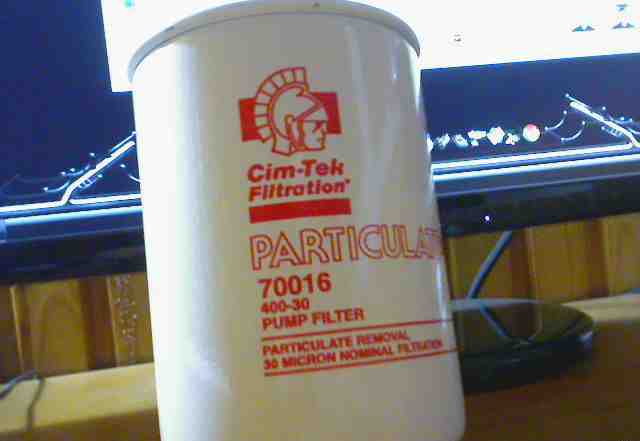 Топливный фильтр CIM-TEK 70016 400-30 (80 л/мин)