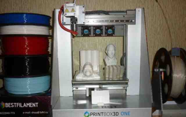 3D принтер PrintBox3D One + ABS PLA пластик