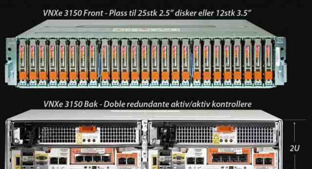 EMC VNXe 3150 25x600Gb SAS 10K, новая схд