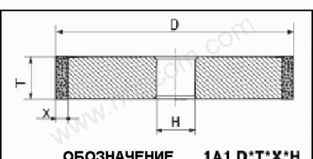 Круг алмазный 1А1 200х20х5х76 ас6 100/80 В2-01