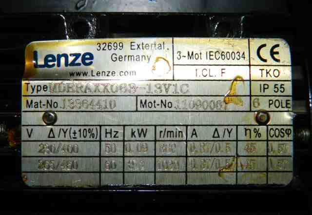 Электродвигатель Lenze - mderaxx063-13V1C