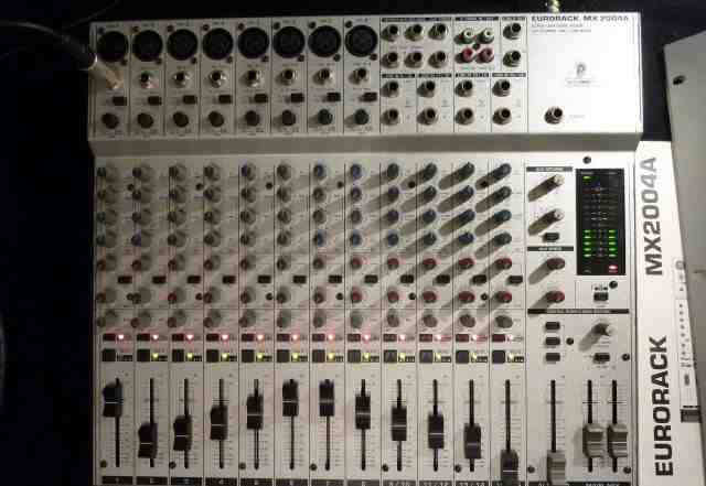 Микшерный пульт behringer eurorack mx2004a