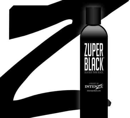 Краска для тату Intenze Zuper Black 360 мл