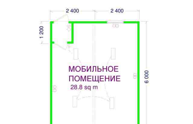 Помещение мобильное модульное