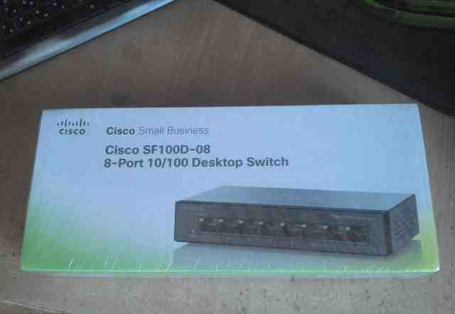 Коммутатор cisco SF100D-08 новый