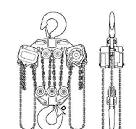  таль цепную, ручную LHC-B-20.0-6.0