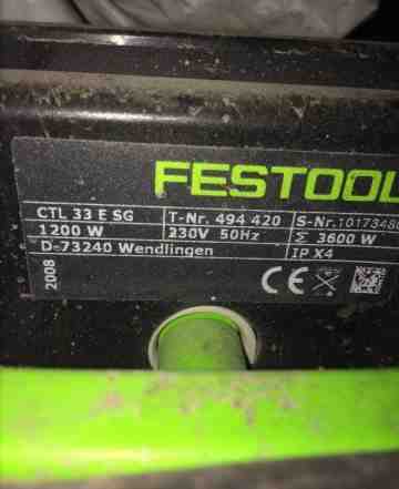 Пылесос промышленный festool CTL 33 E SG Германия