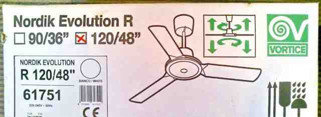 Потолочный вентилятор Nordik Evolution R 120/48