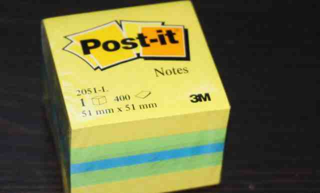 Бумага для заметок с клеевым краем Post-it-mini