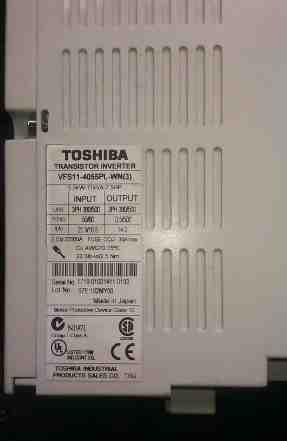 Преобразователь частоты toshiba VF-S11-4055PL-WN 5