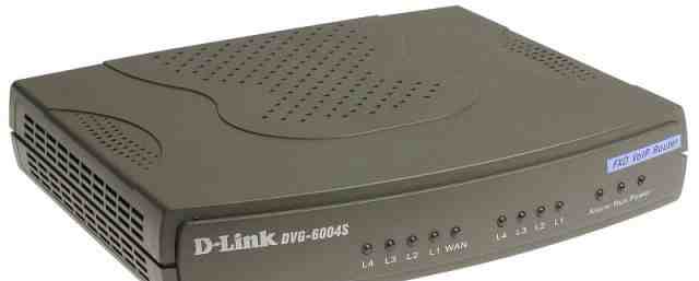 4-портовый голосовой VoIP шлюз D-Link DVG-6004S