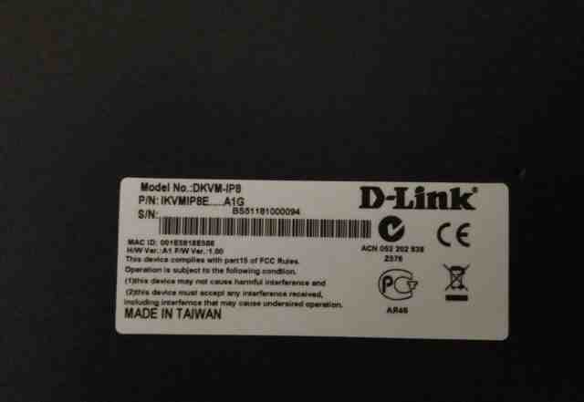 Переключатель KVM D-link dkvm-IP8