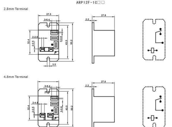 Реле aiks ARP12F-1C для термопрессов Gifttec