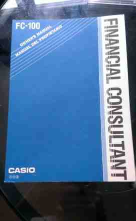 Financial Consultant casio FC-100