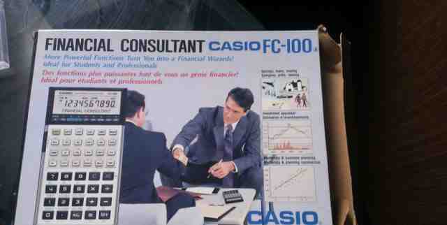 Financial Consultant casio FC-100