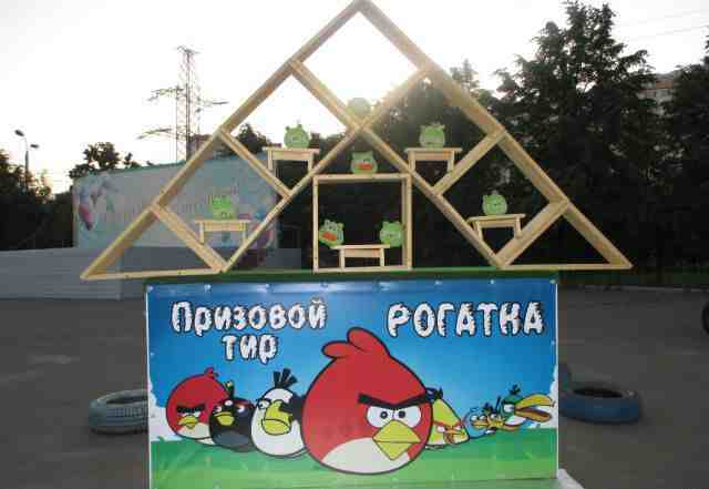 Новый аттракцион Angry birds (Злые Птички)