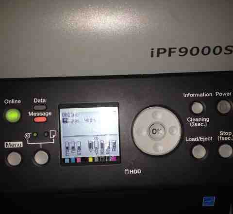 Плоттер Canon ipf 9000s