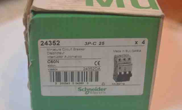 Выключатель Schneider Electric C60N 3P-C 25 арт.2