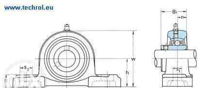 Подшипник корпусный UCP 207