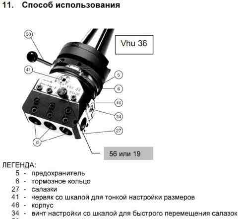 Универсальная головка Narex Vhu 36 Чехословакия