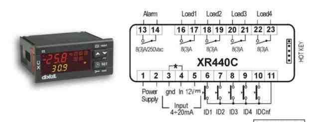 Контроллер холодильной камеры dixell XC440C б/у