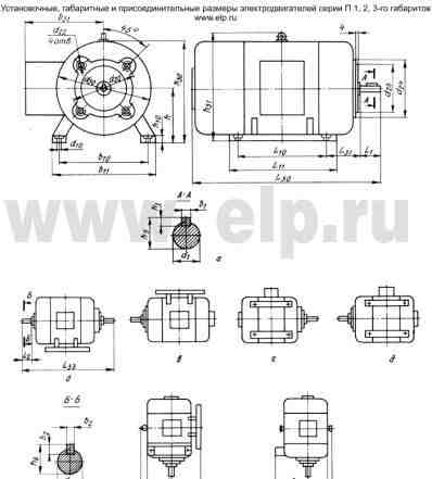 Электродвигатели постоянного тока серии П-31, П-32