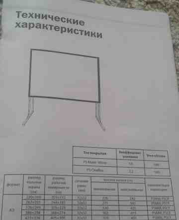 Проекционный натяжной экран