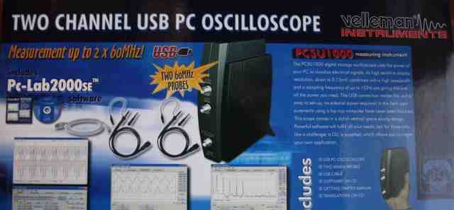 Осциллограф Velleman pcsu1000