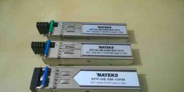 Оптический модуль nateks SFP GE-SM