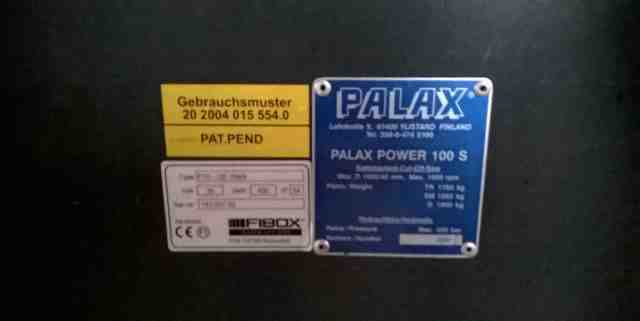 Дровокольный станок Palax Power 100S