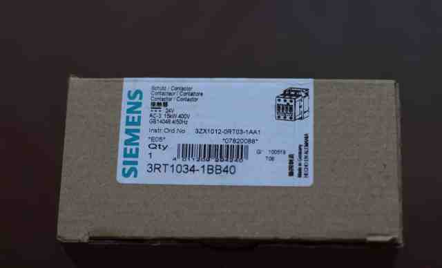 Контактор Siemens Sirius 3RT1034-1BB40