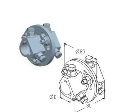 Муфта соединительная AC-5/4 (Алютех, Alutech)