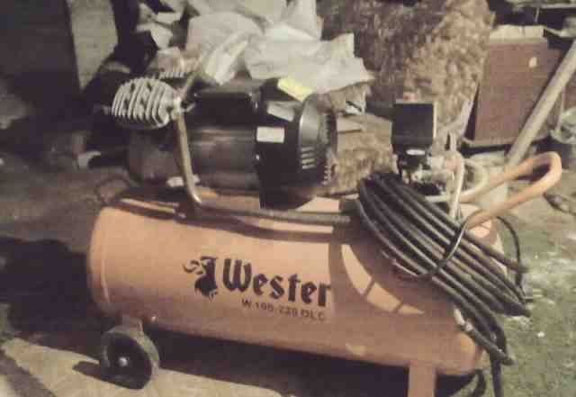 Компрессор поршневой Wester w 100-220olc