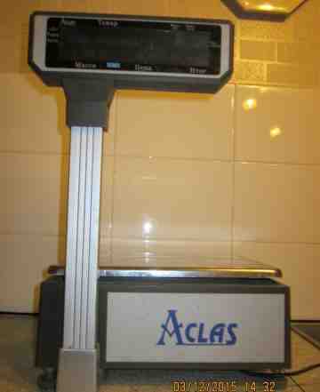 Весы торговые с печатью этикеток Aclas LS215E