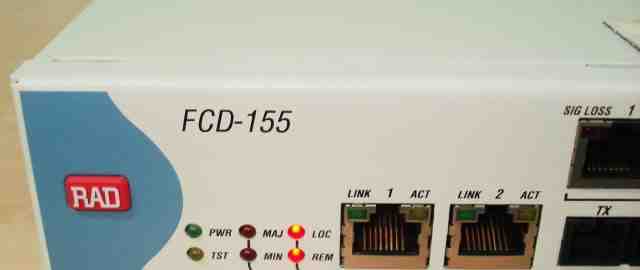 RAD FCD-155 Terminal Multiplexer FCD-155/AC/2U/4E1