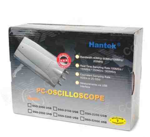 Цифровой USB осциллограф Hantek 6022BE